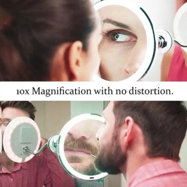 10x mirror magnifying