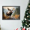Moose-Full Round Diamond Painting 40*30CM
