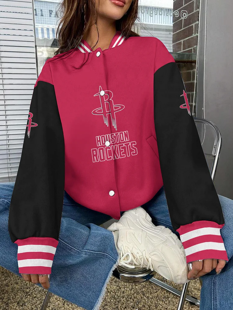 Houston Rockets Limited Edition Full-Snap Casual Jacket
