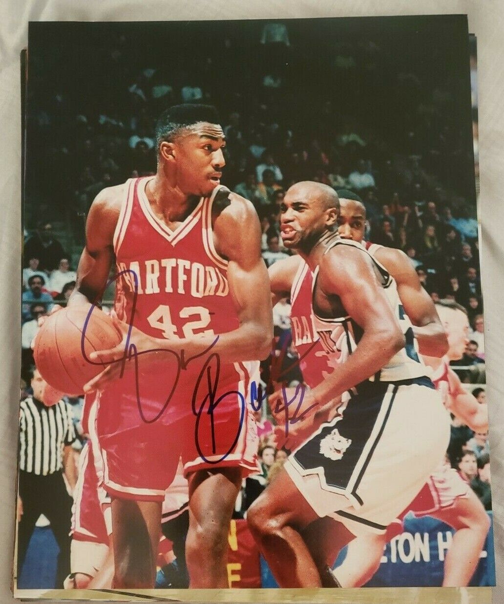 VIN BAKER HARTFORD HAWKS SIGNED AUTOGRAPHED 8X10 Photo Poster painting W/COA