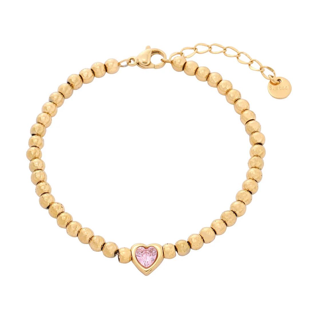 Diamond Titanium Steel Love Bracelet
