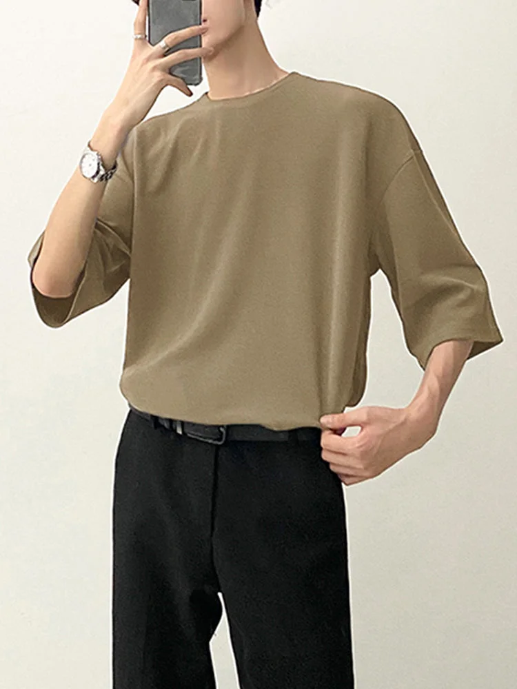 Aonga - Mens Round Neck Half Sleeve T-ShirtsG