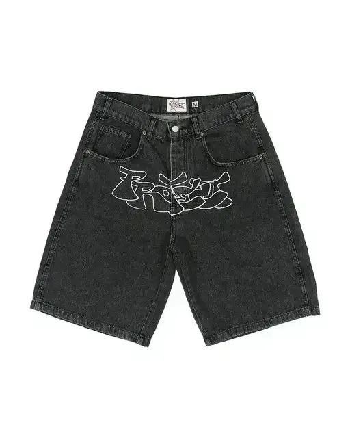 Hip Hop Embroidered Baggy Short