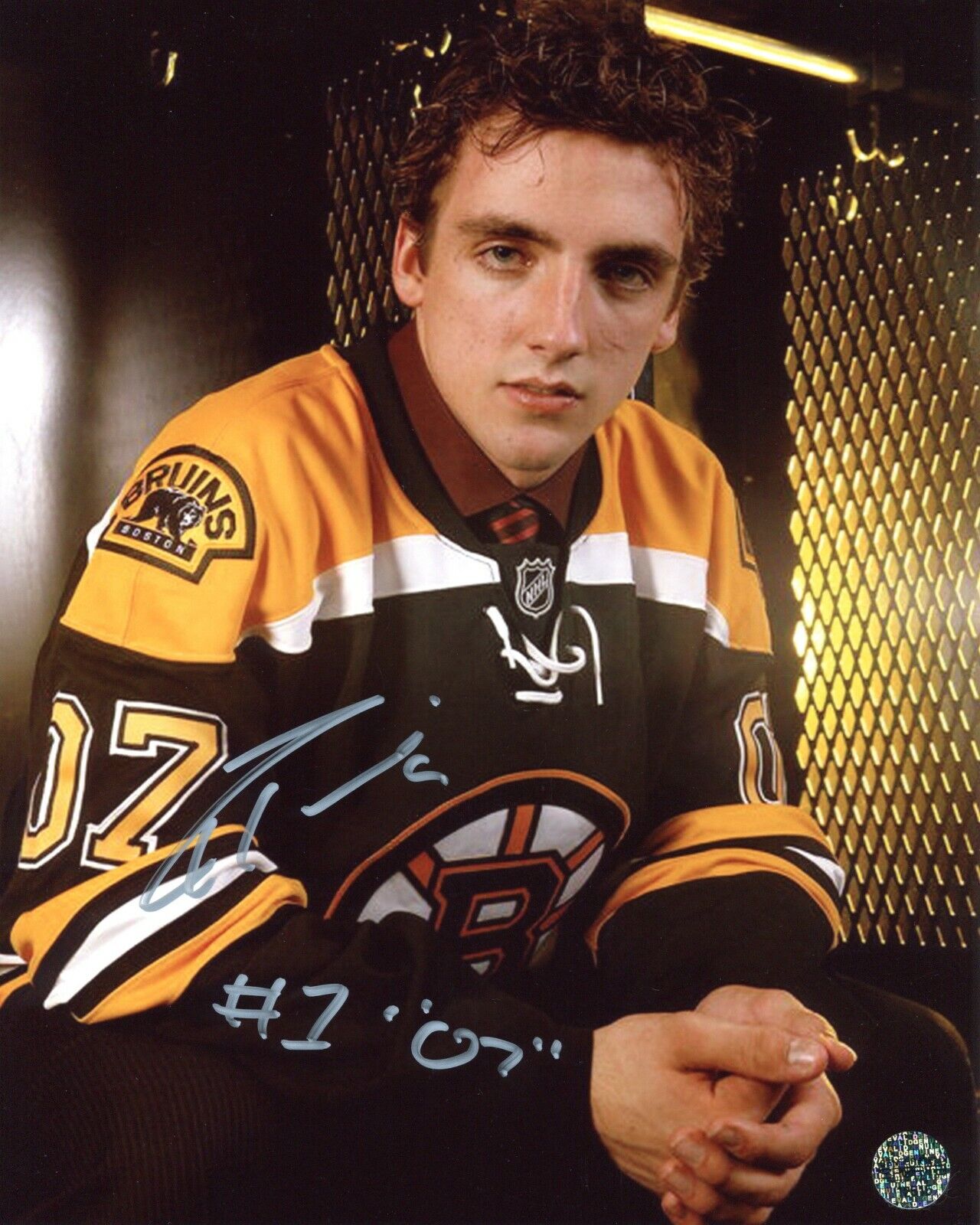 Zach Hamill Boston Bruins Everett Silvertips Autographed 8x10 Photo Poster painting CFS COA