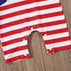 Baby Girls&boys Fourth of July Independence Day Stars and Stripes Romper