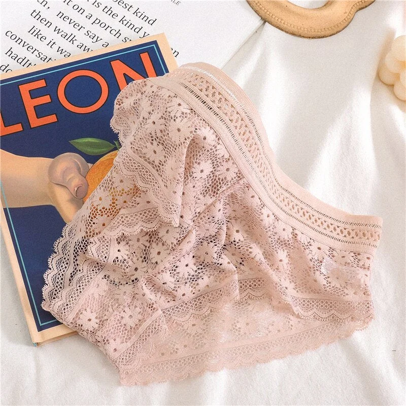 Sexy lace underwear women transparent panties ladies seamless panties sexy women underwear
