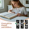 3Pcs DIY Pearl Painting Butterfly Bookmark with Butterfly Pendant Home Office Supplies Gift for Book Lovers
