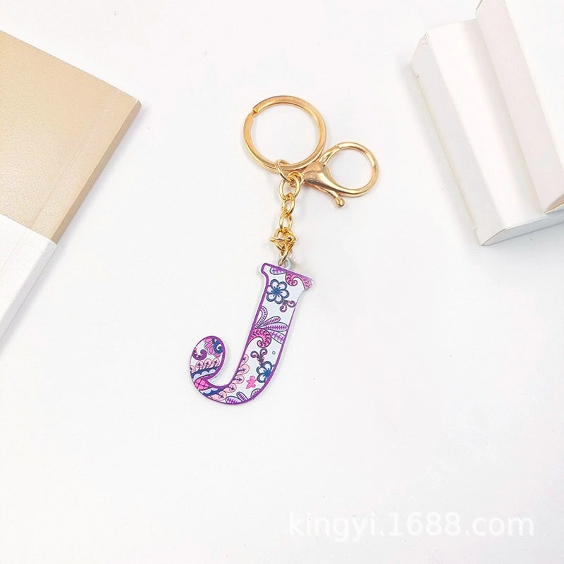 Elegant Streetwear Letter Pu Leather Alloy Women’s Bag Pendant Keychain