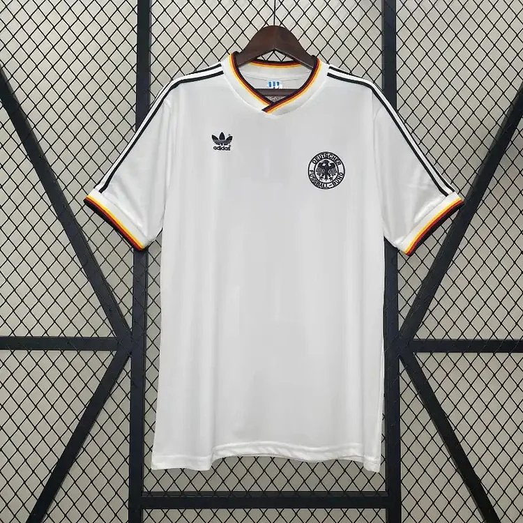 Retro 1986 Germany Home Football Jersey