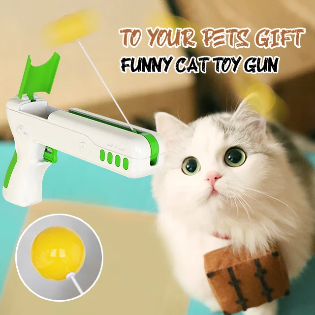 Funny Cat Toy Gun for Pets Gift