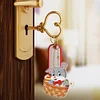 DIY Diamond Painting Keychain-5pcs/Set Rabbit Bag Keychain Jewelry Gift