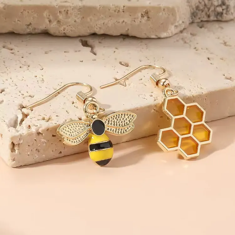 "Bee & Bloom" Earring Set