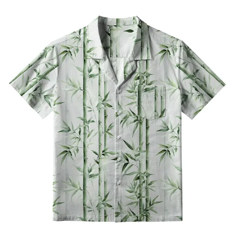 Zen Bamboo Grove Aloha Hawaiian Shirt