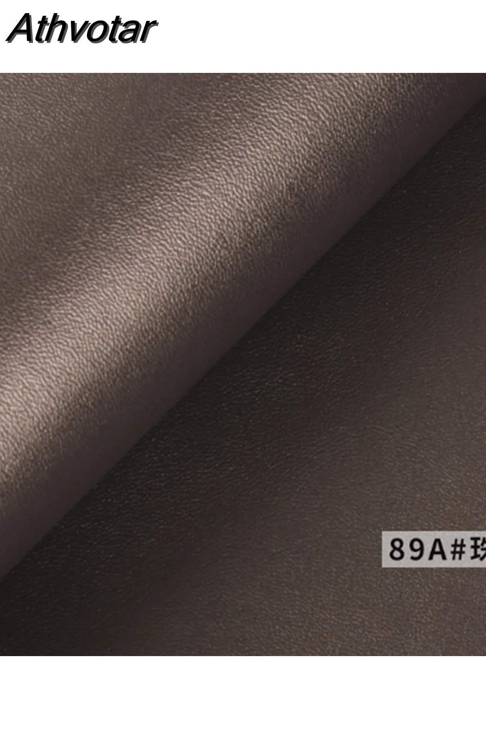 Athvotar Synthetic Leather Fabric Napa Leatherette PU Leather Fabrics Artificial Faux Leather DIY Car Belt Bags Home Decoration