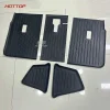 适用于特斯拉脚垫Model Y全包围汽车脚垫 尾箱垫 背靠 TPE