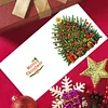 (US Only)6PCS Christmas Tree DIY Diamond Art Greeting Cards Congratulations Cards & Gifts