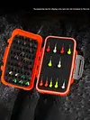 Fly Fishing Box Four Sided Small Tackle Box Waterproof Fly Box for Fly Fishing