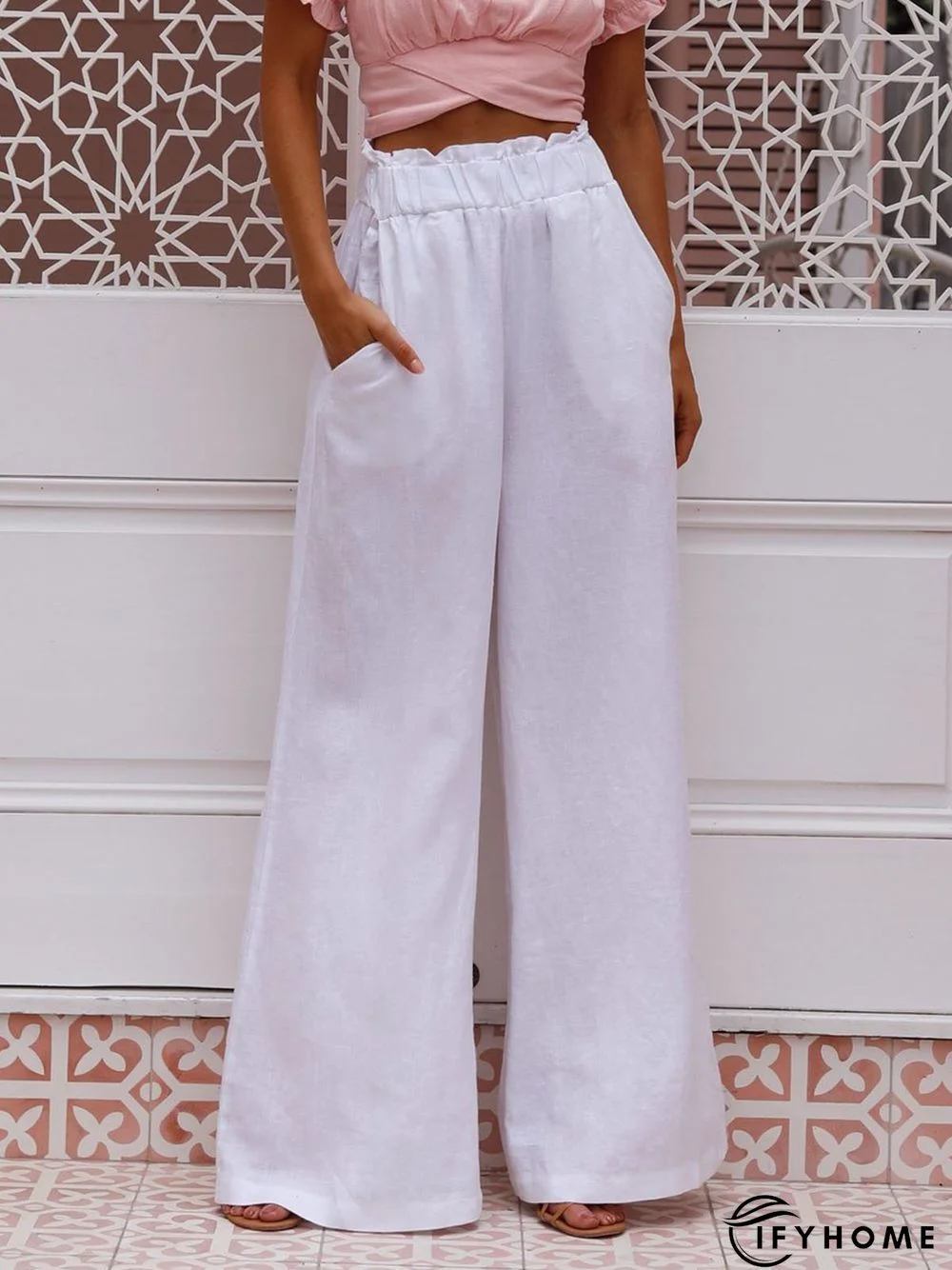 Casual Plain Shift Pants | IFYHOME
