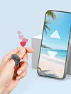 Scrolling Ring Remote Control Page Turner BT Camera Remote Fingertip Wireless Scroller Page Turner Clicker Compatible for iPhone Android Phone