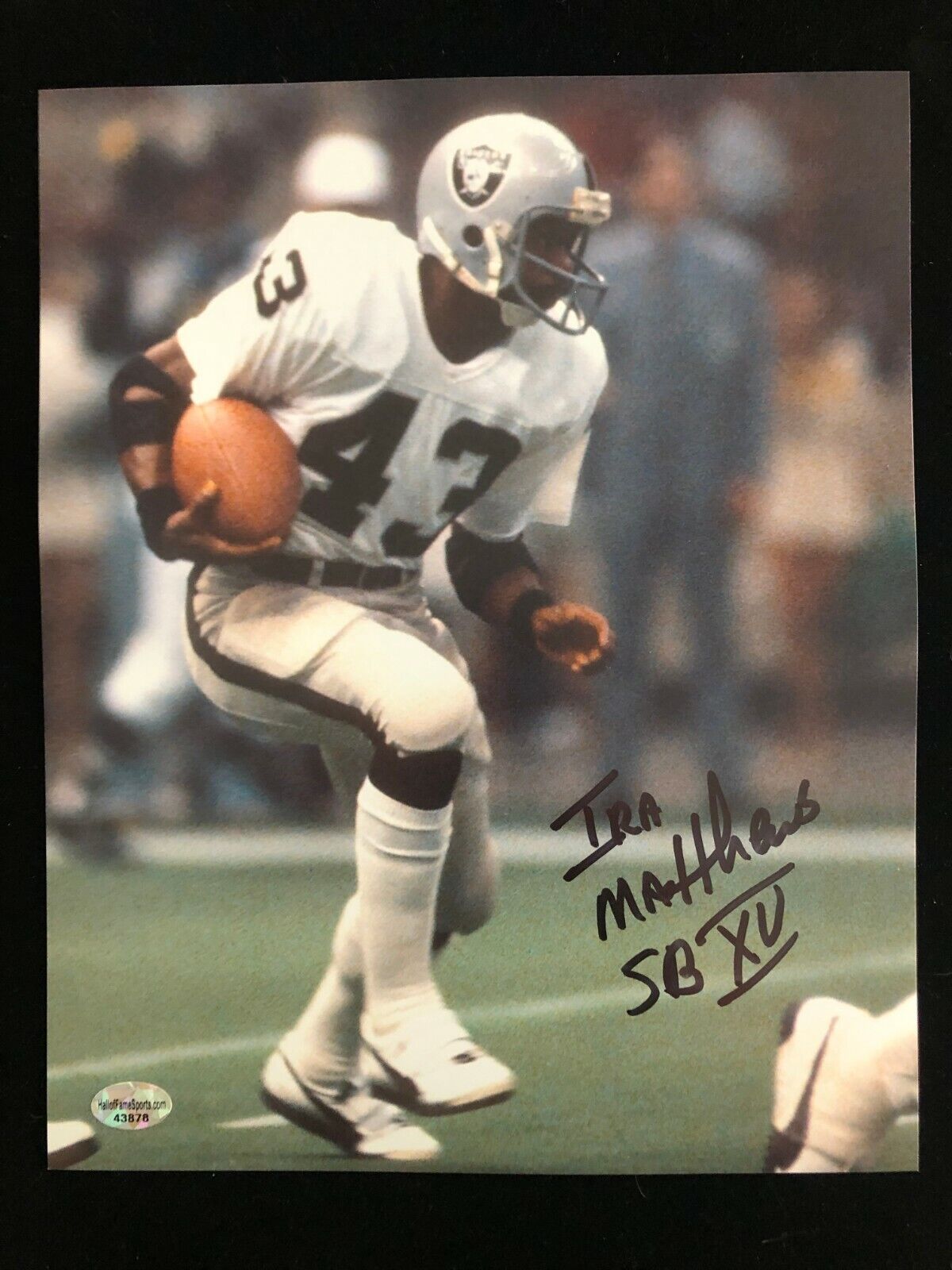 Ira Matthews Signed Autographed Photo Poster painting COA Oakland Raiders Las Vegas Los Angeles