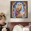 Owl-Special Shaped Diamond Painting