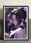 Insect Hashira Shinobu Kocho Decorative Painting - Demon Slayer: Kimetsu no Yaiba Decorative Painting - AMaoHuaShe Studio
