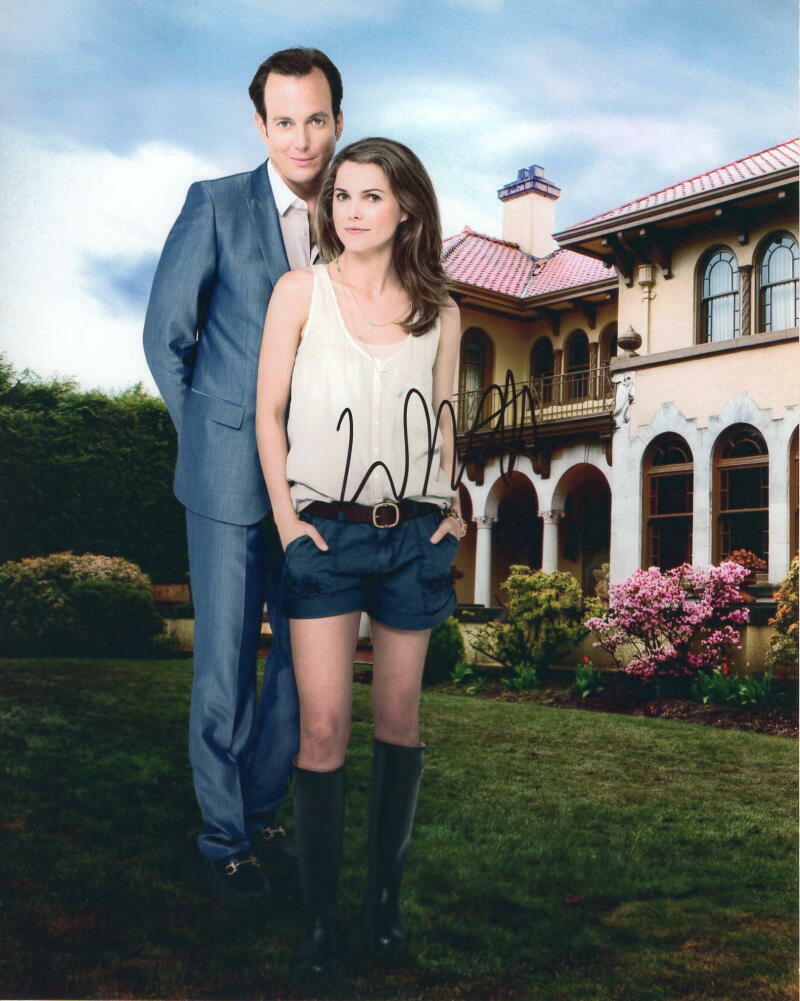 WILL ARNETT SIGNED AUTOGRAPH 8X10 Photo Poster painting - RUNNING WILDE W/ KERI RUSSELL, BATMAN