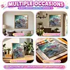 Beach Shimmering Beaded Turtle Special Shaped 5D DIY Partial Drill Diamond Painting Kits for Adults Beginners Home Decor Diamonds Dots Gem Art Kits 11.81 X11.81inch