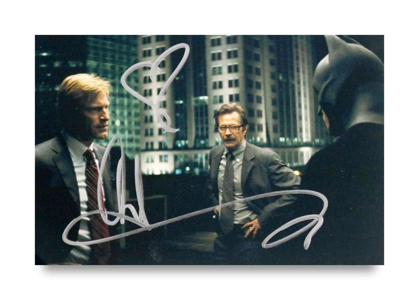 Aaron Eckhart Signed 6x4 Photo Poster painting Batman The Dark Knight Harvey Dent Autograph +COA