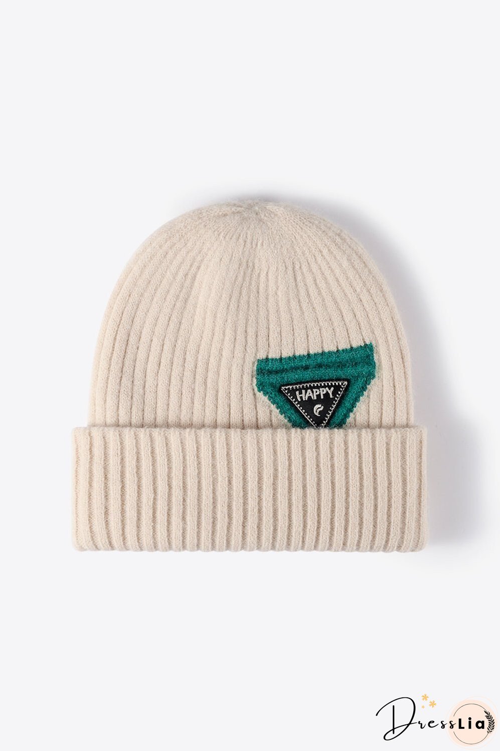 HAPPY Contrast Beanie