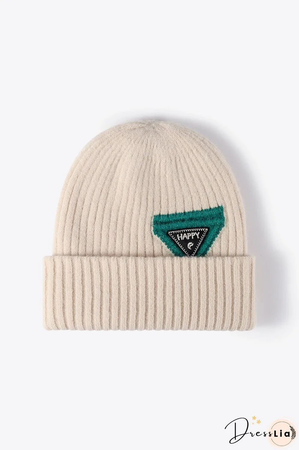 HAPPY Contrast Beanie
