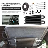 Converter Kit Aluminum Engine Oil Cooler Car Modified Accessories (4 Row)