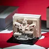 Unicorn Gundam surrounding 3D three-dimensional sticky note hand-torn paper sculpture 2025 calendar