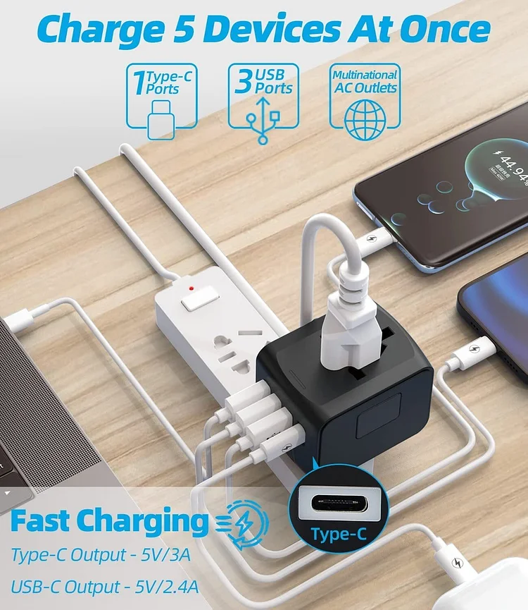 Multifunctional travel charger converter——✨(Buy 2 free shipping)✨