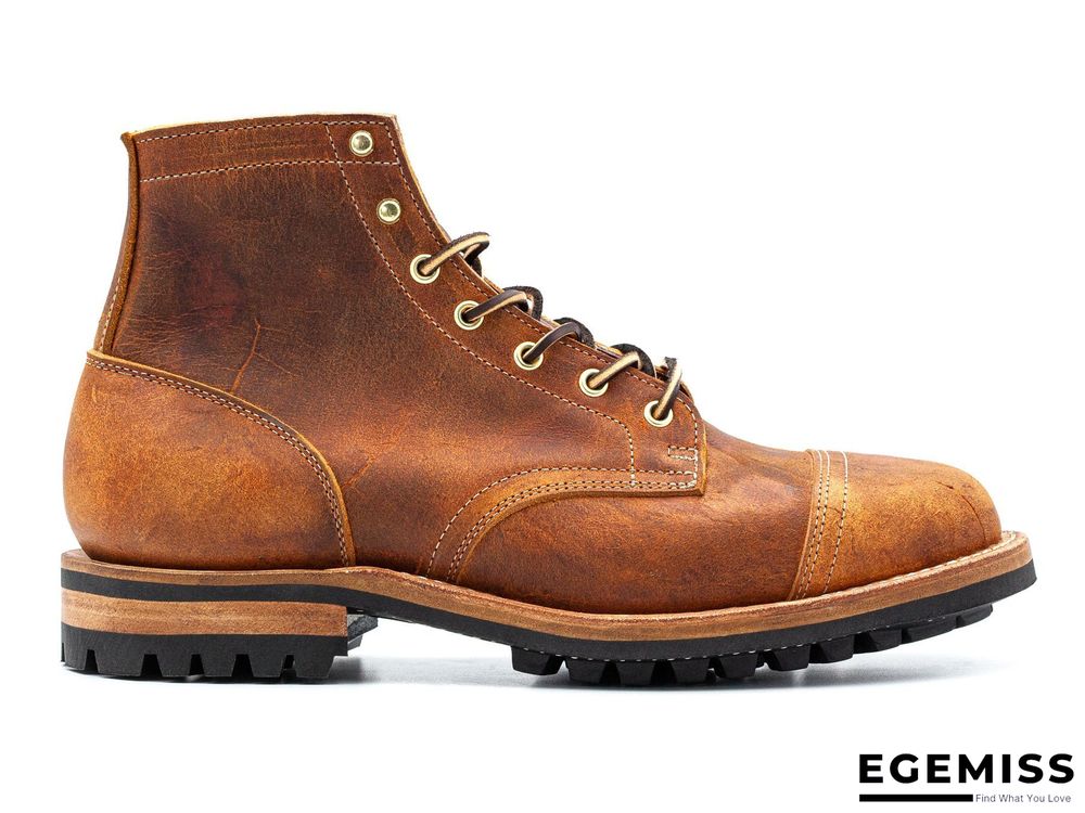 Cow Split Leather Men Boots Comfortable Boots Men Footwear Rubber Ankle Boots Men's Shoes | EGEMISS