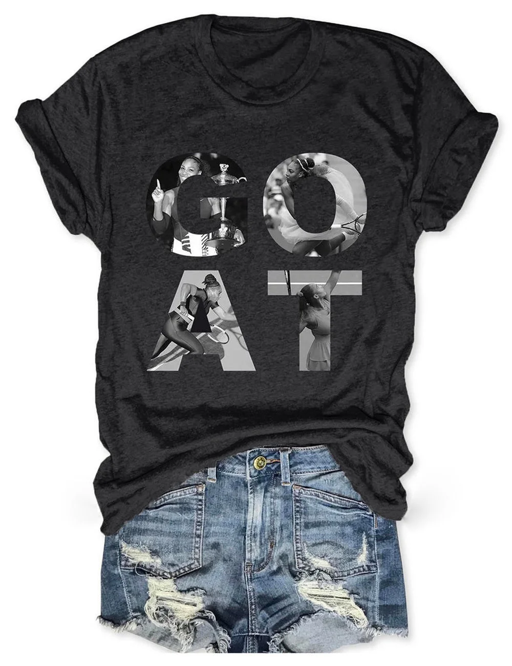 Serena Williams Goat Tee