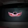 Dynamic Breathing Solar LED Car Window Warning Light Demon Eye