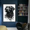 (Stamped/Counted) Labrador-11CT/14CT Cross Stitch 40*60cm(Big Size)