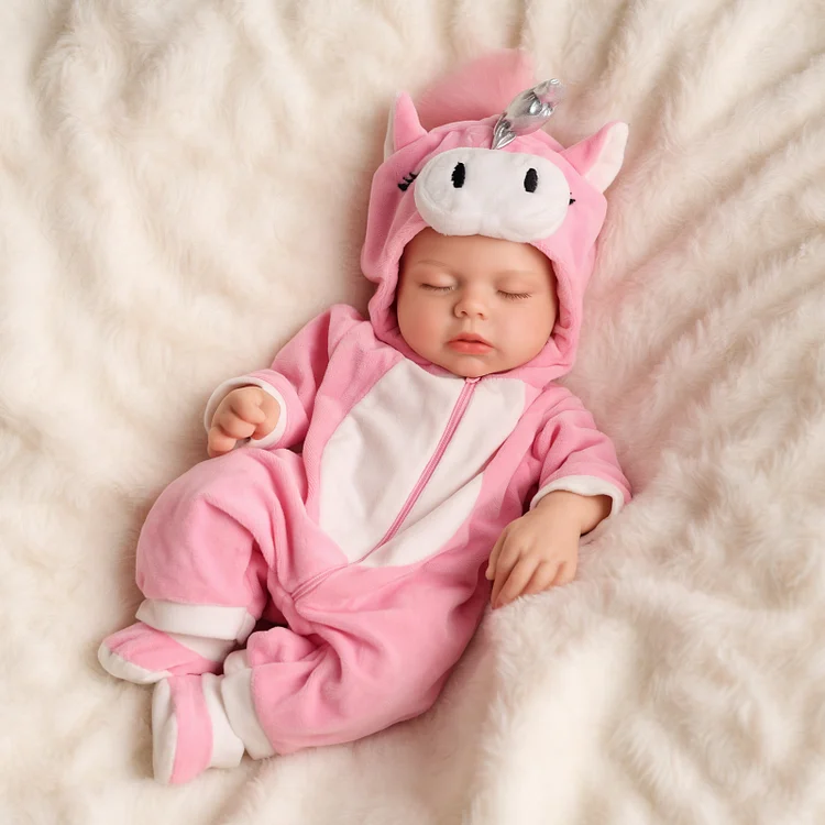 Babeside Realistic Silikon Baby Lucy 16''Little Infant Twins Bestes Geschenk f&uuml;r Kind