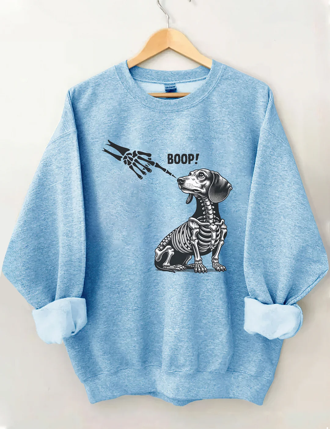 Dachshund Skeleton Halloween Sweatshirt