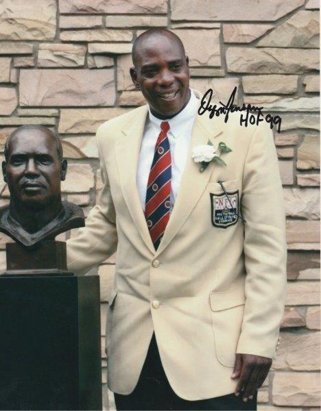 OZZIE NEWSOME Signed Cleveland Browns 8 x 10 Photo Poster painting Autographed