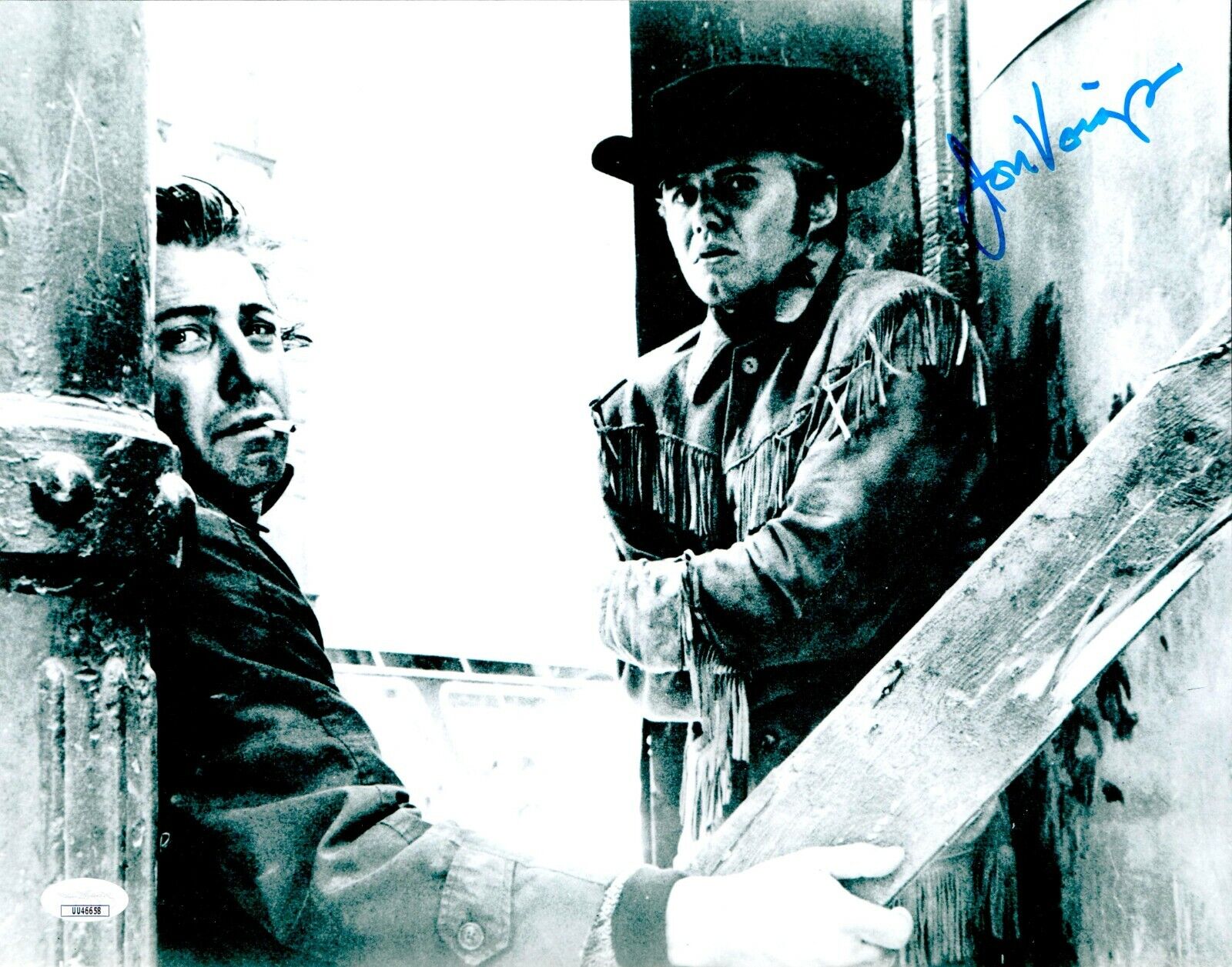 Jon Voight Signed 11x14 Midnight Cowboy Joe Buck Authentic Autograph JSA COA