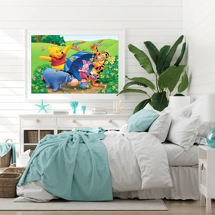 Winnie the Pooh - 11CT Stamped Cross Stitch(50*40cm)