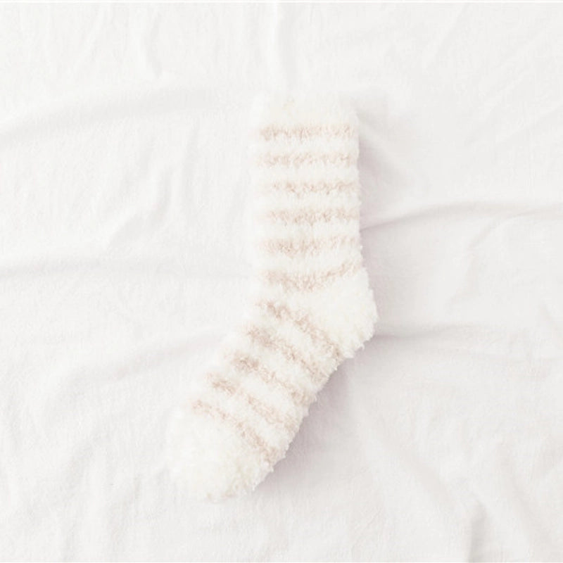 Women’s Slippers Socks Velvet Socks Thickened Winter Plus Sleep Socks Home Women’s Coral Velvet Crew Women’s Sleeping Socks