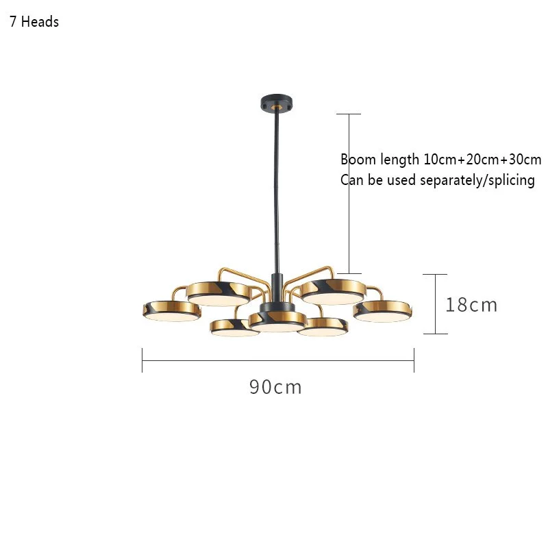 Nordic LED Pendant Lights Black Gold Pendant Lamp Lighting Dining Living Room Bedroom Loft Hanging Lamp Home Decor Light Fixture