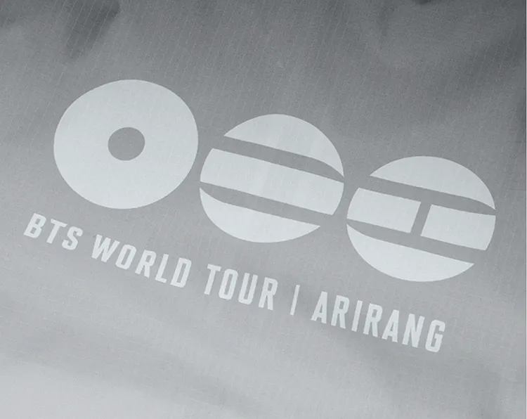 BTS ARIRANG World Tour Wind Jacket (Gray)