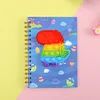 Novelty Pressure Release Cartoon A5 Portable Writing Paper Notebooks Adult Student Kids Cute Stationery Gift