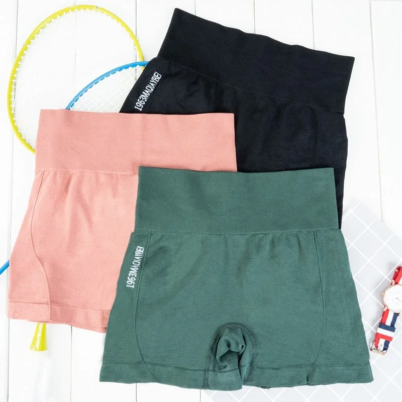 Seamless Panties Shorts Women Sexy Boxer Safety Underpants Female Cotton Breathable Briefs Slimming High Waist Ladies Lingerie