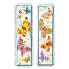 Butterfly - 14CT Counted Cross Stitch Bookmark 18*6cm(Double Side) tapestrymarket
