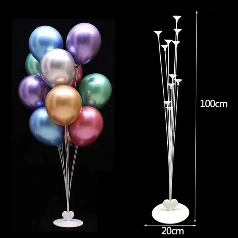 1 Set Balloons Holder Column Stand Holder Stickers for Wedding Kids Birthday Party Baby Shower Decoration Balloon Accessories